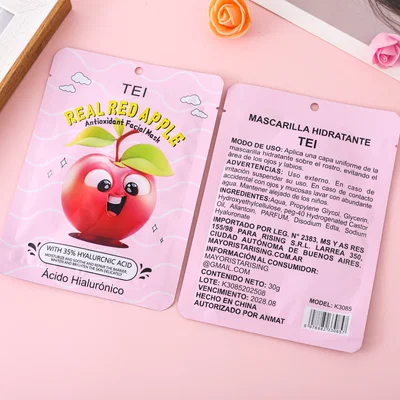MASCARILLA HIDRATANTE REAL RED APPLE - TEI (5, 10, 20 O 50 UNIDADES)