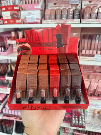 Labial barra INTENSE - Pink 21 (MEDIA CAJA/CAJA ENTERA)