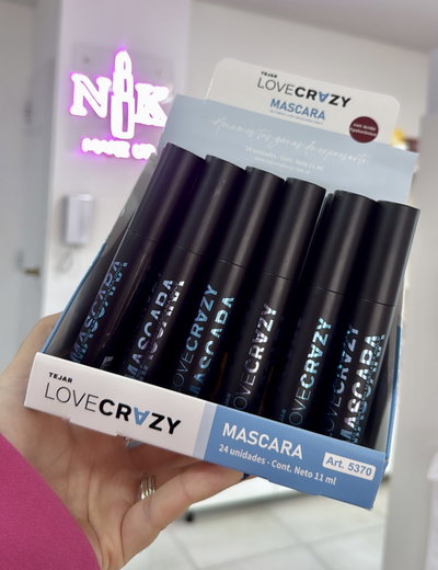 Mascara de pestañas Love Crazy - Tejar (MEDIA CAJA/CAJA ENTERA)
