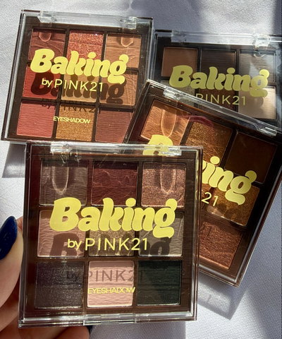 Paleta x9 sombras Baking - Pink 21 (3 o 6 UNIDADES)