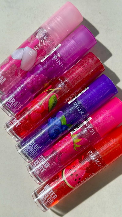 Brillo labial Roll On sabor a frutas - Pink 21 (3 o 6 UNIDADES)