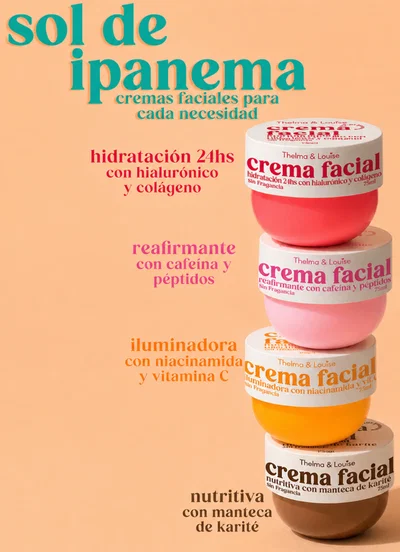 Crema Facial Thelma & Louise Sol De Ipanema 75ml (1 o 3 UNIDADES)