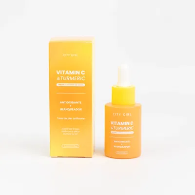 SÉRUM ILUMINADOR CON VITAMINA C Y CURCUMA City Girl