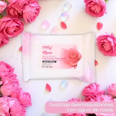 Toallitas desmaquillantes Roses Mely veganas 