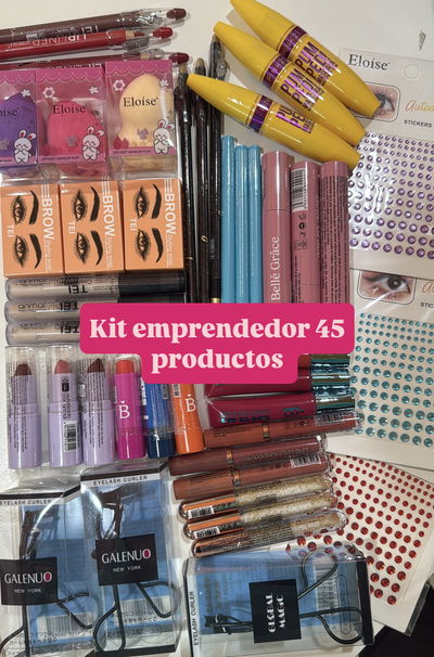 Kit emprendedor variado de 45 productos 