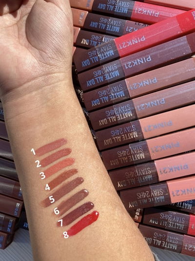 Labial Matte All Day 24hs - Pink 21 - 3 o 6 Unidades