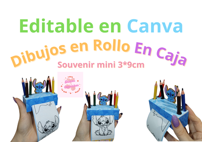 Dibujos en Rollo con cajita