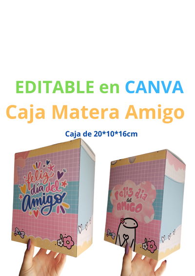 Caja matera amigos 