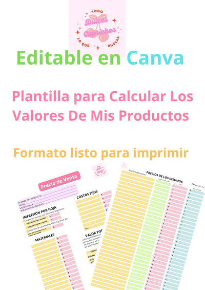 Plantilla de Valores de Venta 