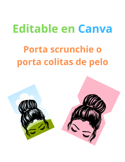 Porta colita de pelo o scrunch 