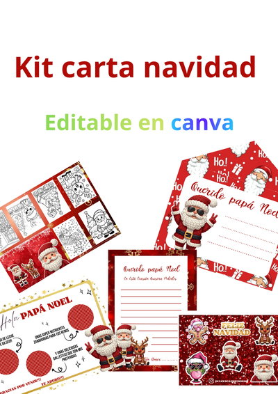 Kit carta papá Noel 