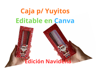 Caja para yuyitos navideña 