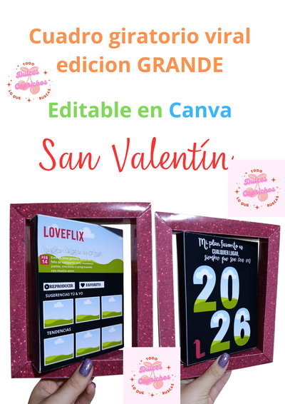 Cuadro giratorio San Valentín