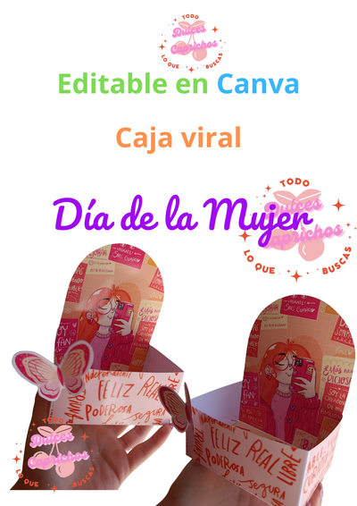 Caja viral/escenario día de la mujer