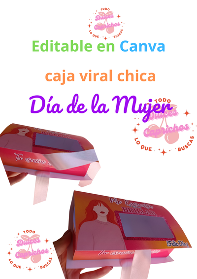 Caja viral chica día de la mujer