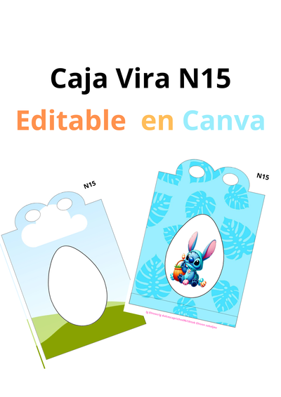 Caja viral apoya huevo n15 