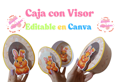 Caja en forma de huevo