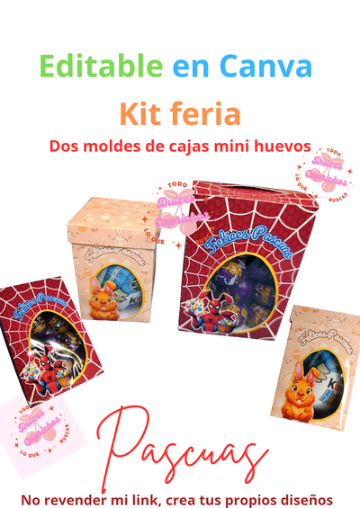 Kit Feria Pascua mini Cajas