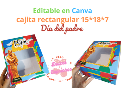 Caja mediana 18*15*7 Día del Padre 