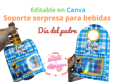 Apoya cerveza sorpresa día del padre