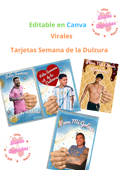 Tarjetas virales semana de la dulzura 