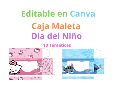 Caja Maleta Día Del Niño 