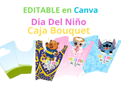 Caja bouquet DÍA DEL NIÑO 