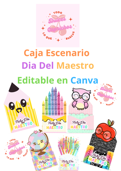 Día Del Maestro Caja Viral Escenario 