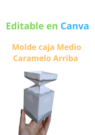Caja media caramelo 