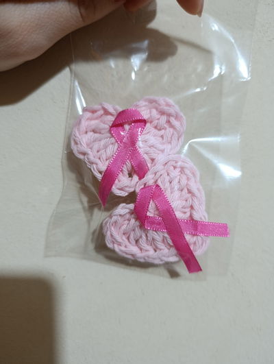 Prendedor Corazón Cáncer de mamas