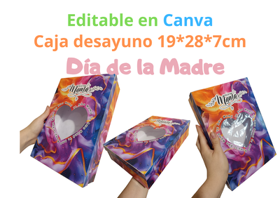 Caja desayuno 19*28*7cm Día De La Madre 