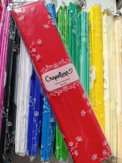 Papel crepé (crepelina) unidad