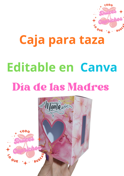 Caja para taza DÍA DE LA MADRE 