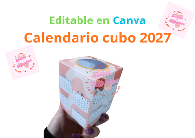 Calendario cubo 2027