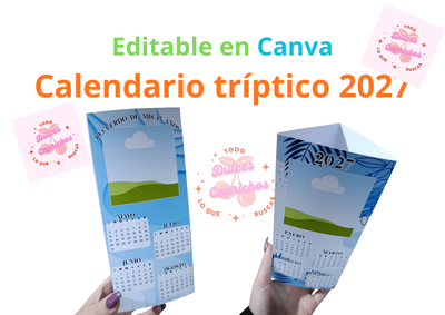 Calendario tríptico 2027