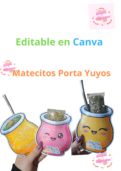 Matecitos Porta Yuyos día del maestro 