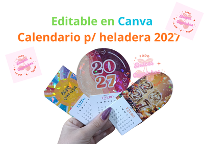 Calendario para heladera 2027