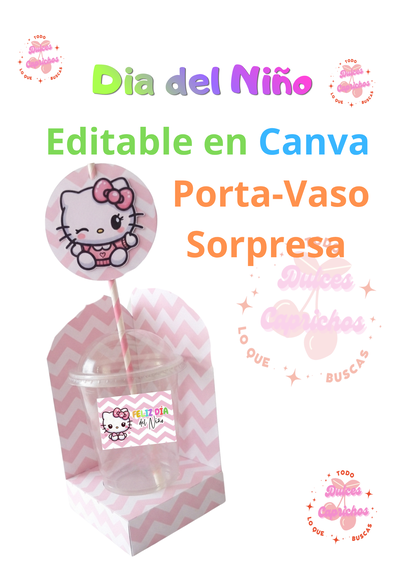 Apoya vaso sorpresa 