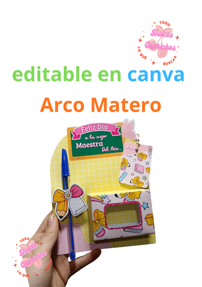 Arco matero día del maestro