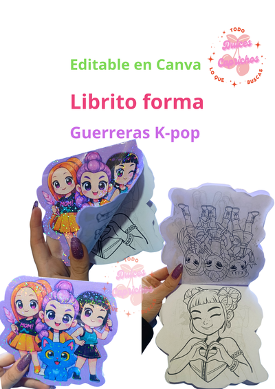 Librito de forma silueta 
