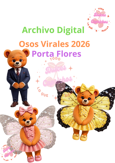 Osos Virales para flores