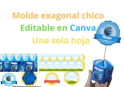 Molde exagonal CHICO 