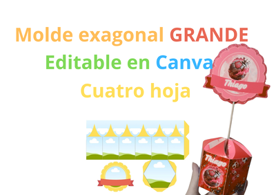 Molde exagonal GRANDE GRANDE 