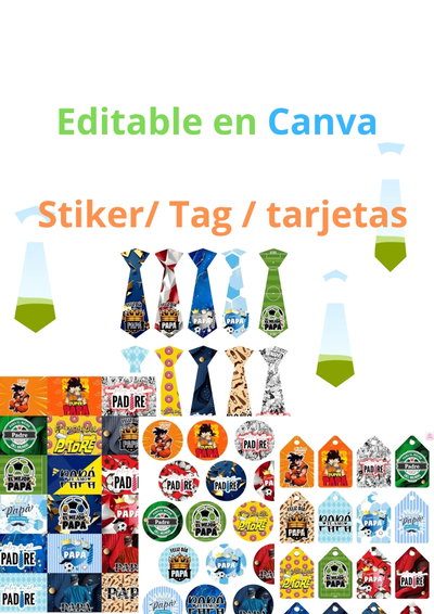Tag stickers día del padre 