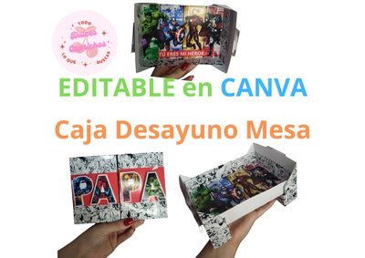 Caja desayuno mesa EDITABLE 