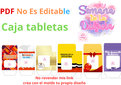 Caga tableta 🍫 PDF SEMANA DE LA DULZURA 