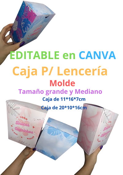 Caja para Lencería Molde
