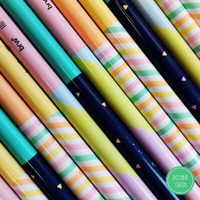 Lápiz con goma Multicolor