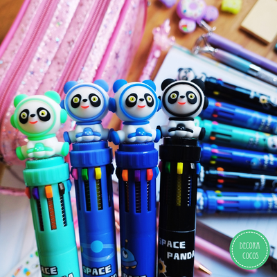 PROMO - Bolígrafo Astro Panda multi x 10 colores