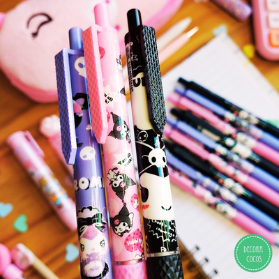 Bolígrafo Kuromi retráctil